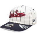 kasketter-buet-marinebla-snapback-19twenty-pinstripe-fra-boston-red-sox-mlb-af-new-era