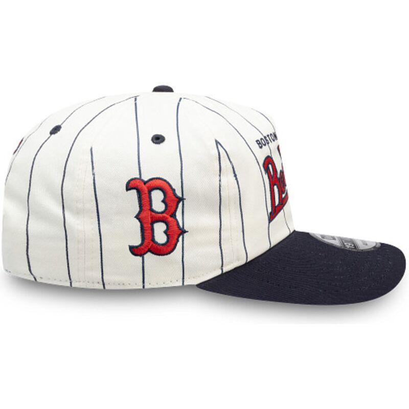 kasketter-buet-marinebla-snapback-19twenty-pinstripe-fra-boston-red-sox-mlb-af-new-era