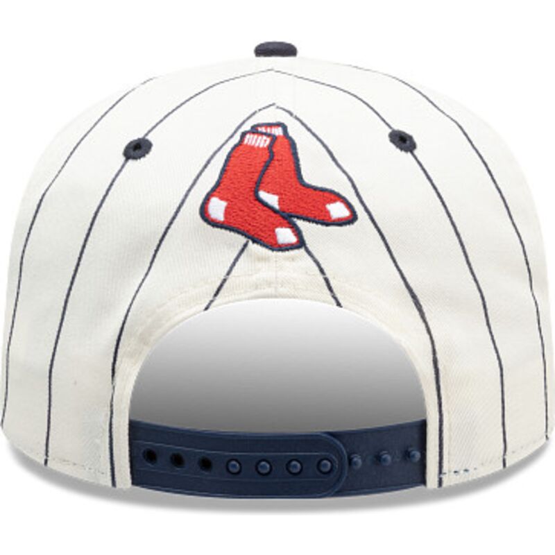 kasketter-buet-marinebla-snapback-19twenty-pinstripe-fra-boston-red-sox-mlb-af-new-era