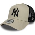 kasketter-buet-beige-snapback-a-frame-league-essential-fra-new-york-yankees-mlb-af-new-era