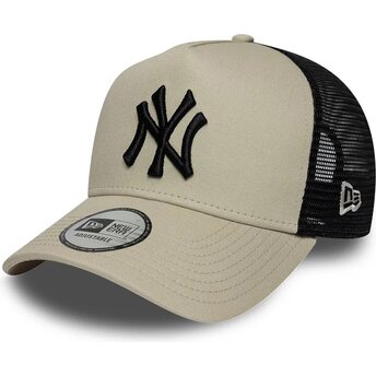 Kasketter buet beige snapback A Frame League Essential fra New York Yankees MLB af New Era