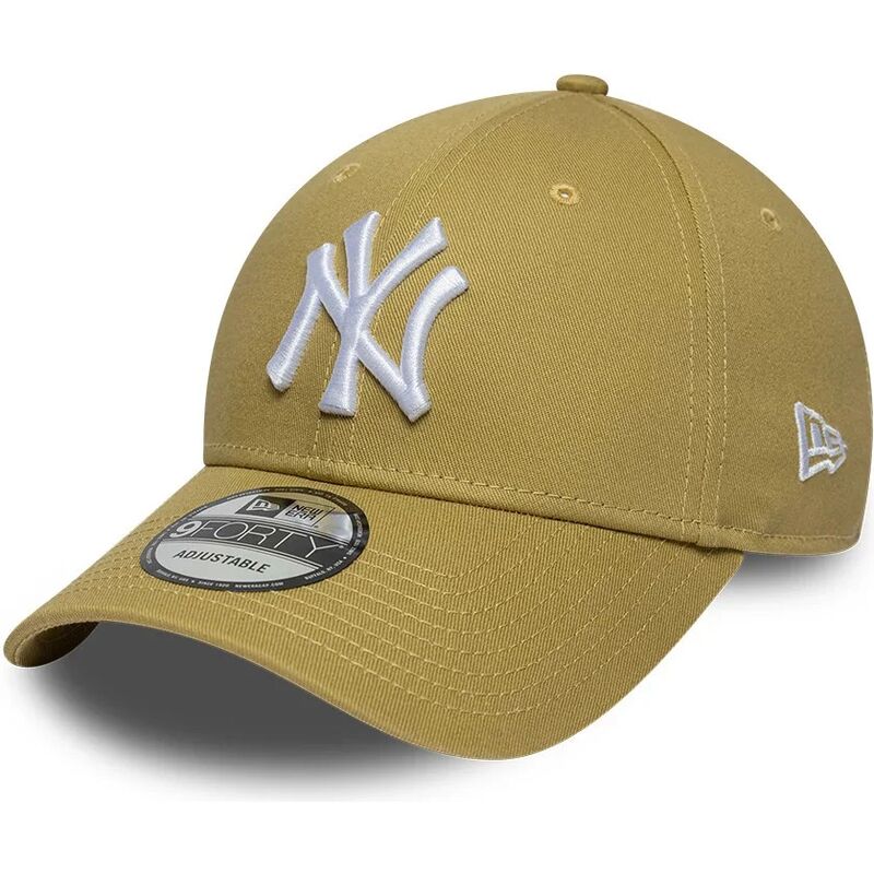 kasketter-buet-khaki-justerbar-rem-9forty-league-essential-fra-new-york-yankees-mlb-af-new-era
