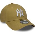 kasketter-buet-khaki-justerbar-rem-9forty-league-essential-fra-new-york-yankees-mlb-af-new-era
