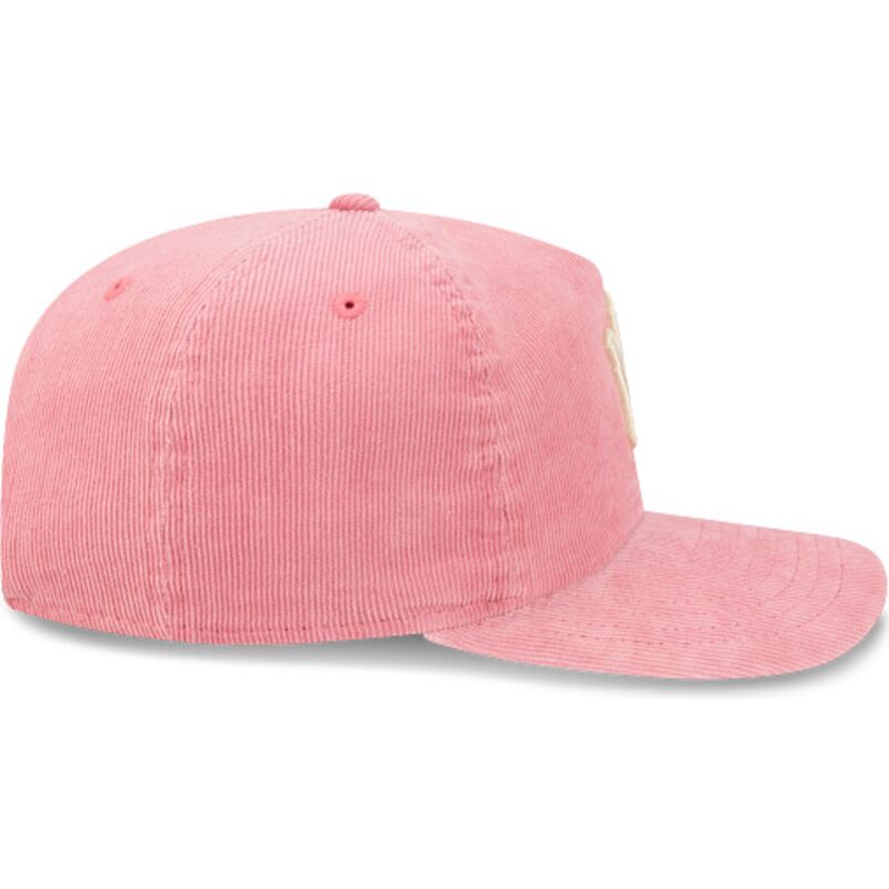 kasketter-buet-lyserod-justerbar-rem-19twenty-precurved-corduroy-pastel-fra-new-york-yankees-mlb-af-new-era