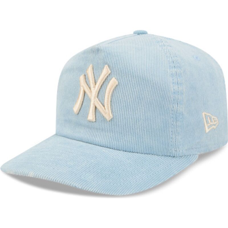 kasketter-buet-bla-justerbar-rem-19twenty-precurved-corduroy-pastel-fra-new-york-yankees-mlb-af-new-era