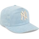 kasketter-buet-bla-justerbar-rem-19twenty-precurved-corduroy-pastel-fra-new-york-yankees-mlb-af-new-era