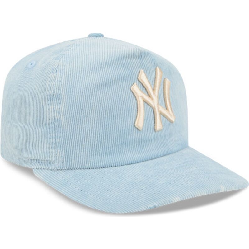 kasketter-buet-bla-justerbar-rem-19twenty-precurved-corduroy-pastel-fra-new-york-yankees-mlb-af-new-era