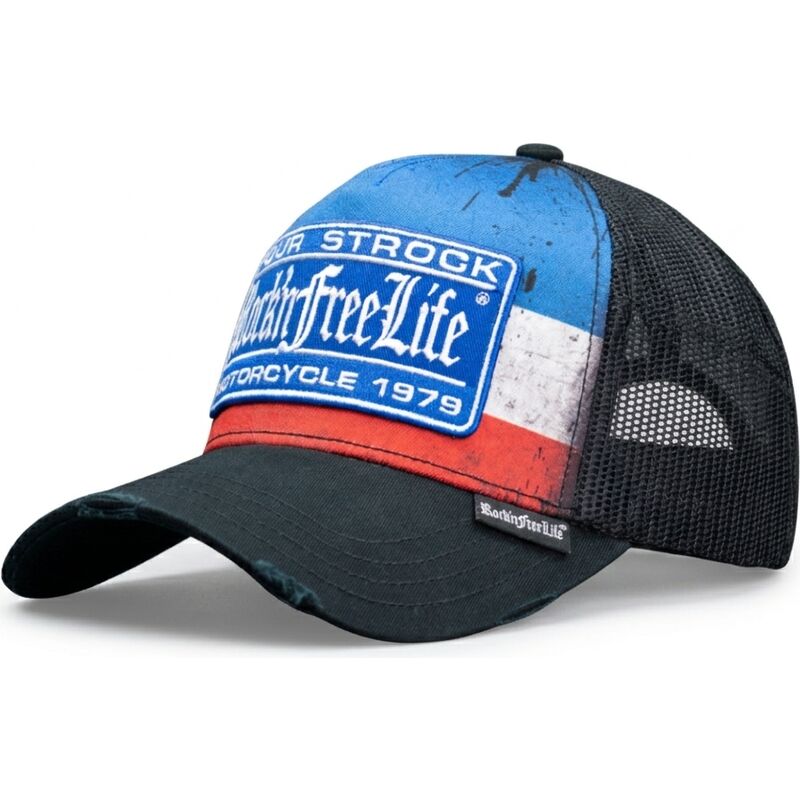 kasketter-buet-flerfarvet-snapback-n256-four-strock-af-rocknfreelife kasketter-buet-flerfarvet-snapback-n256-four-strock-af-rocknfreelife