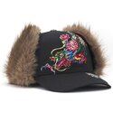 kasketter-buet-sort-tilpasset-crawling-trapper-af-ed-hardy