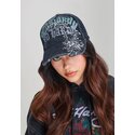 kasketter-buet-sort-justerbar-rem-distressed-floral-gothic-af-ed-hardy