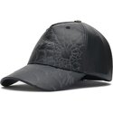 kasketter-buet-sort-justerbar-rem-spiderweb-pu-leather-af-ed-hardy