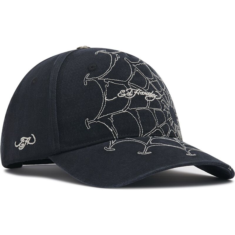 kasketter-buet-sort-justerbar-rem-spiderweb-af-ed-hardy kasketter-buet-sort-justerbar-rem-spiderweb-af-ed-hardy