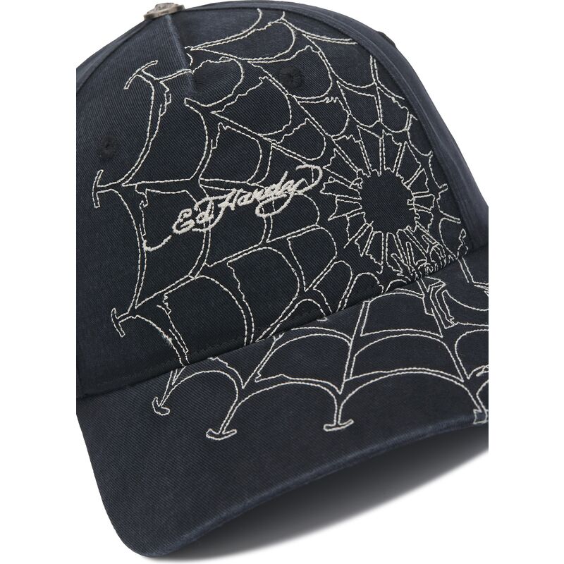 kasketter-buet-sort-justerbar-rem-spiderweb-af-ed-hardy kasketter-buet-sort-justerbar-rem-spiderweb-af-ed-hardy