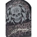 kasketter-buet-sort-snapback-13-skull-af-ed-hardy