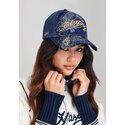 kasketter-buet-marinebla-snapback-outline-dragons-af-ed-hardy