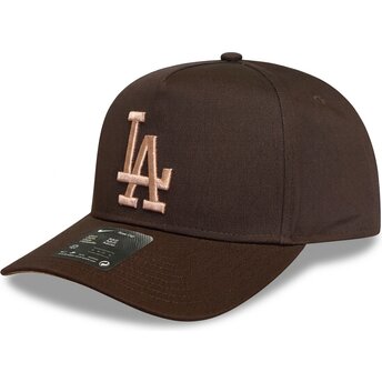 Kasketter buet brun snapback Rise Structured A-Frame26 fra Los Angeles Dodgers MLB af Nike