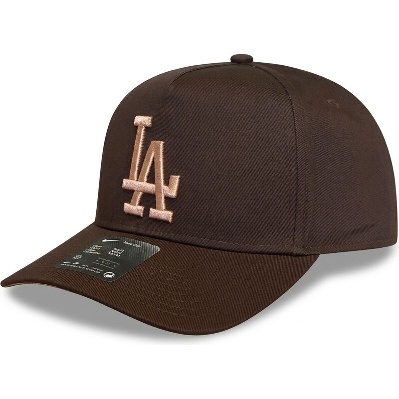 kasketter-buet-brun-snapback-rise-structured-a-frame26-fra-los-angeles-dodgers-mlb-af-nike