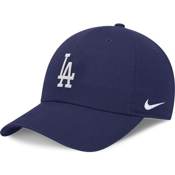 Kasketter buet blå justerbar rem Club Unstructured Organic Cotton fra Los Angeles Dodgers MLB af Nike