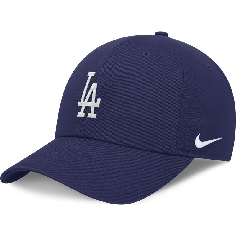kasketter-buet-bla-justerbar-rem-club-unstructured-organic-cotton-fra-los-angeles-dodgers-mlb-af-nike