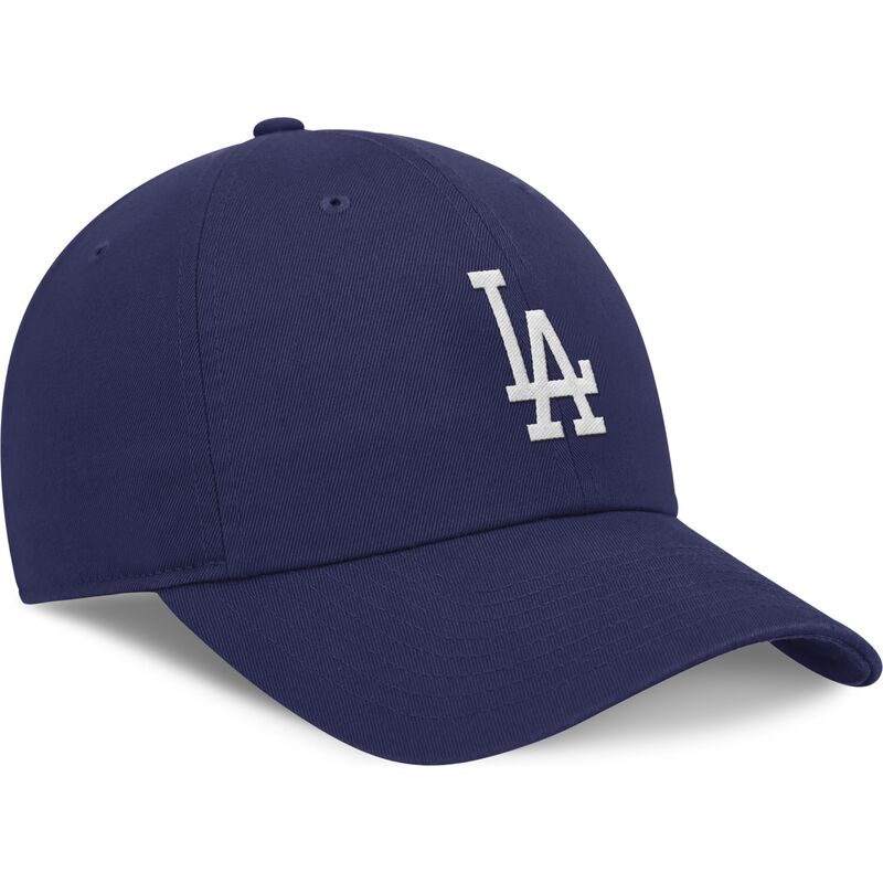 kasketter-buet-bla-justerbar-rem-club-unstructured-organic-cotton-fra-los-angeles-dodgers-mlb-af-nike