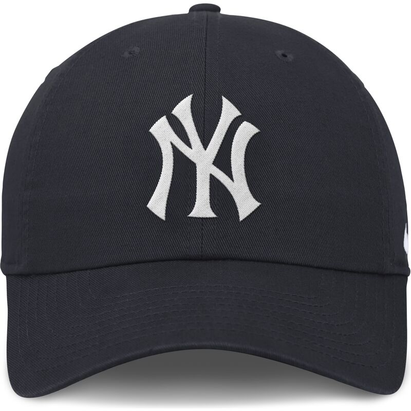 kasketter-buet-marinebla-justerbar-rem-club-unstructured-organic-cotton-fra-new-york-yankees-mlb-af-nike