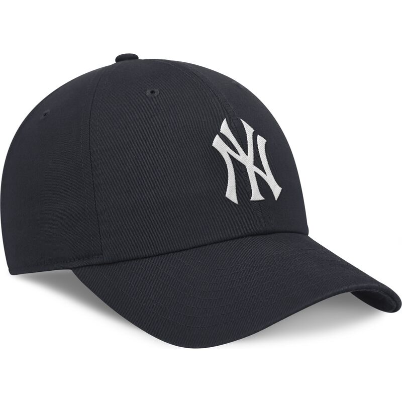 kasketter-buet-marinebla-justerbar-rem-club-unstructured-organic-cotton-fra-new-york-yankees-mlb-af-nike
