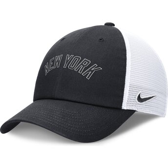 Kasketter buet marineblå justerbar rem Club Unstructured NY fra New York Yankees MLB af Nike