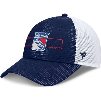 Kasketter buet marineblå snapback Structured Meshback fra New York Rangers NHL af Fanatics