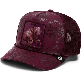 Kasketter buet granatrød snapback Goals Gilded Beast The Farm Goorin Bros.
