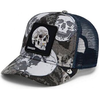 Kasketter buet sort snapback Bone Head Danger The Farm Goorin Bros.