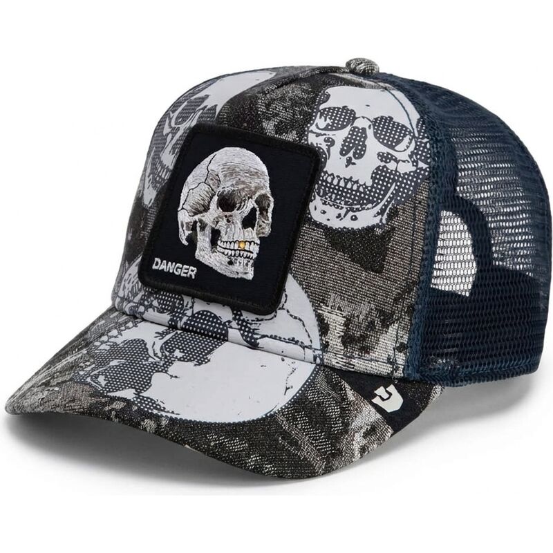 kasketter-buet-sort-snapback-bone-head-danger-the-farm-goorin-bros