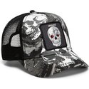 kasketter-buet-sort-snapback-bone-head-unalive-the-farm-goorin-bros