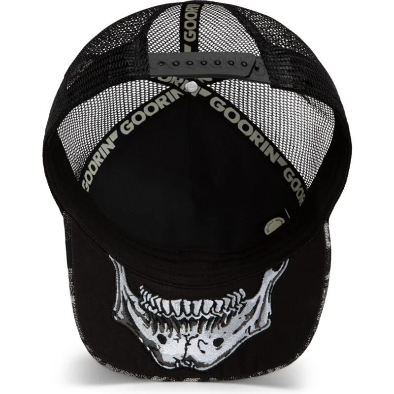 kasketter-buet-sort-snapback-bone-head-unalive-the-farm-goorin-bros