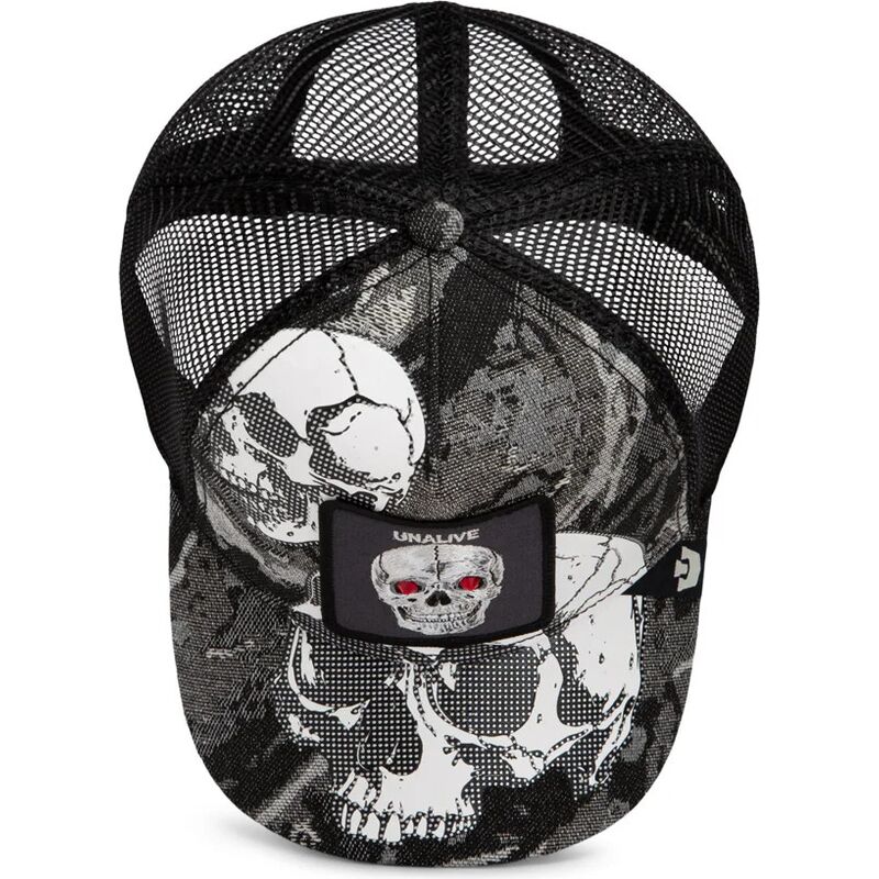 kasketter-buet-sort-snapback-bone-head-unalive-the-farm-goorin-bros