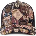 kasketter-buet-flerfarvet-snapback-hft-crasy-sofa-bear-af-djinns