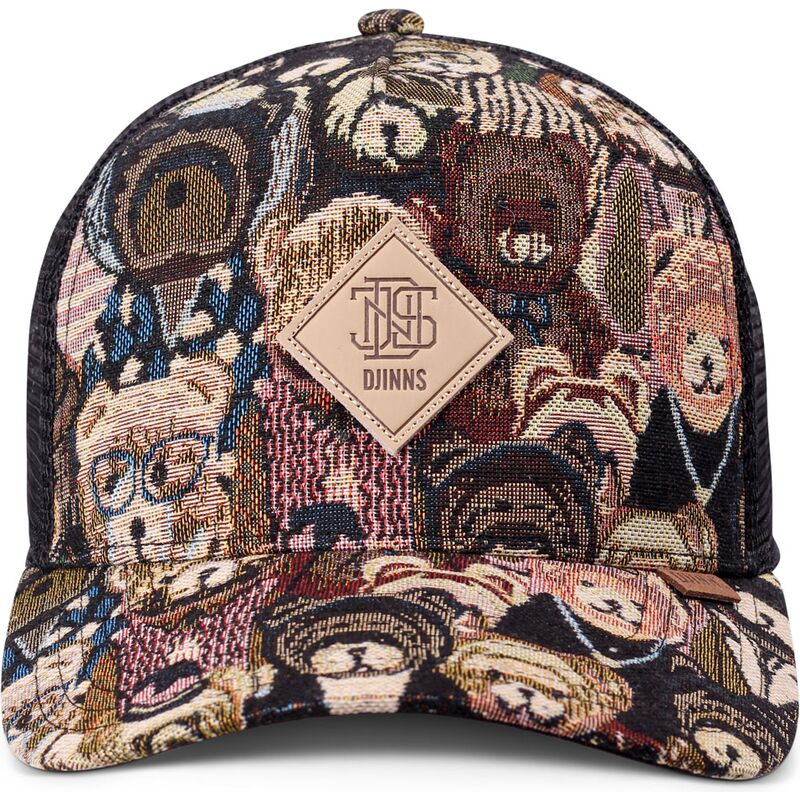 kasketter-buet-flerfarvet-snapback-hft-crasy-sofa-bear-af-djinns