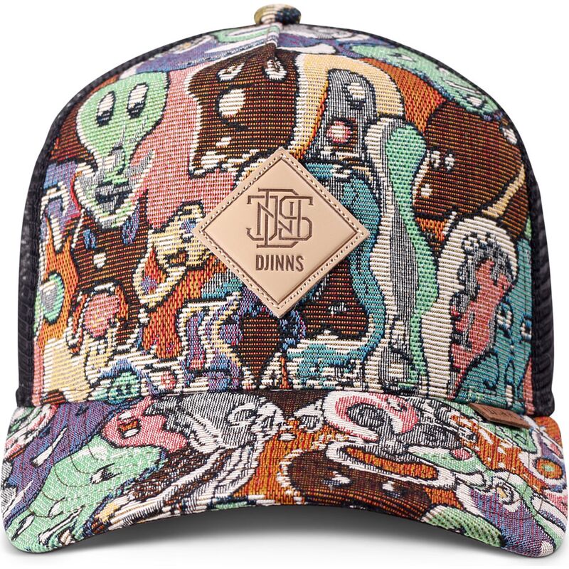 kasketter-buet-flerfarvet-snapback-hft-cap-sofa-aliens-af-djinns