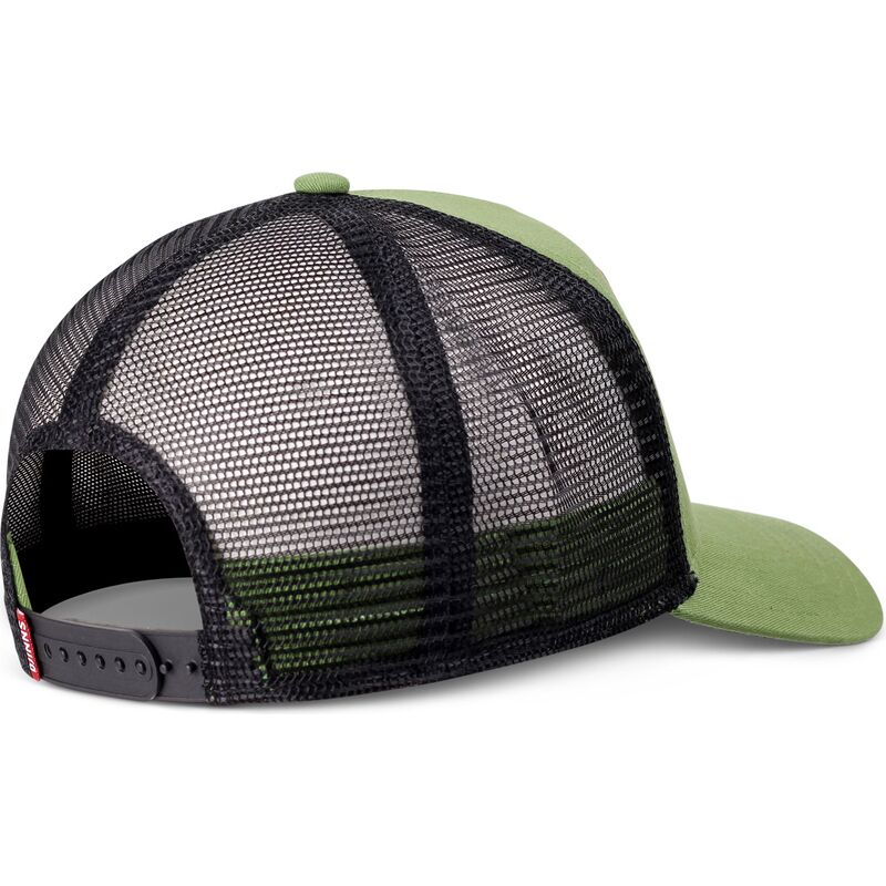 kasketter-buet-gron-snapback-hft-lscc-record-coffee-af-djinns