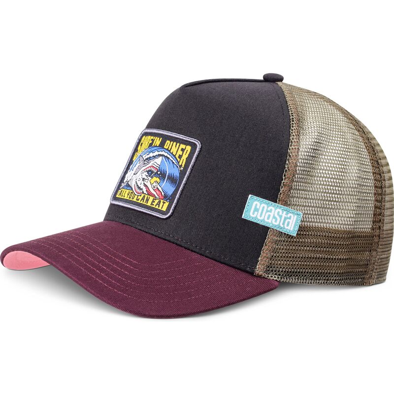 kasketter-buet-flerfarvet-snapback-hft-surfn-diner-af-coastal kasketter-buet-flerfarvet-snapback-hft-surfn-diner-af-coastal