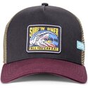 kasketter-buet-flerfarvet-snapback-hft-surfn-diner-af-coastal