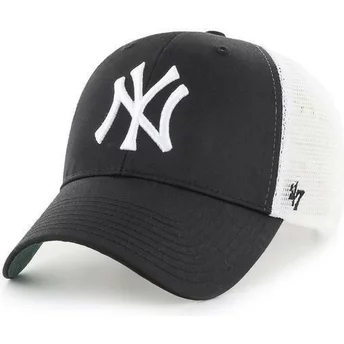 47 Brand MLB New York Yankees Black Trucker Hat