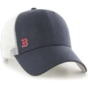 marinebla-trucker-cap-med-lille-mlb-boston-red-sox-logo-fra-47-brand