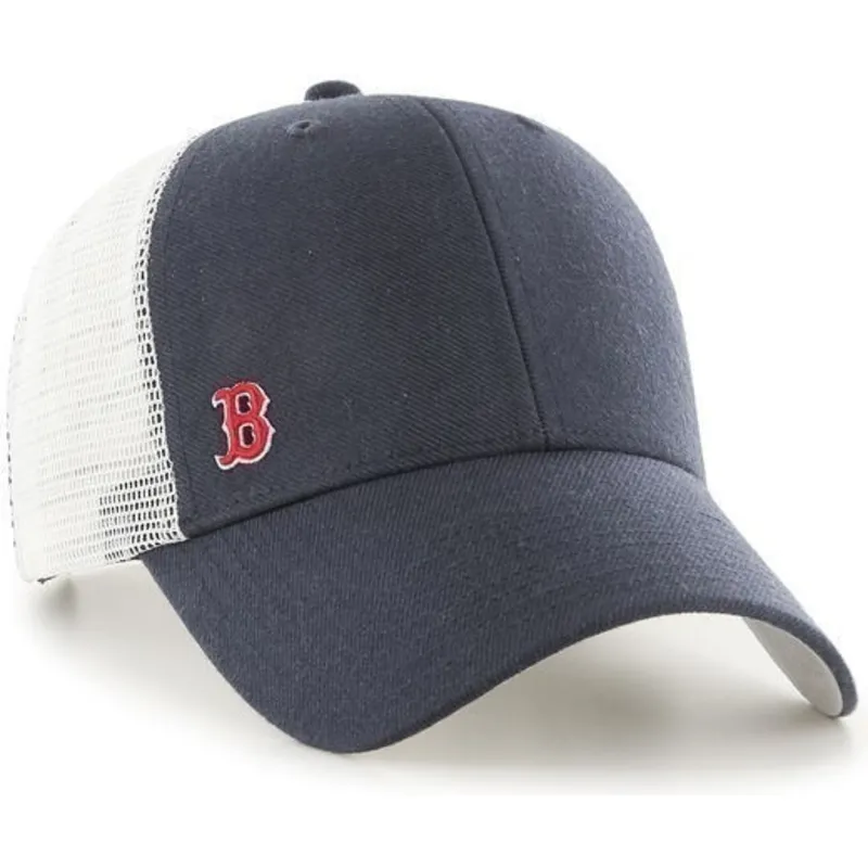 kasketter-buet-marinebla-snapback-pequeno-fra-boston-red-sox-mlb-af-47-brand