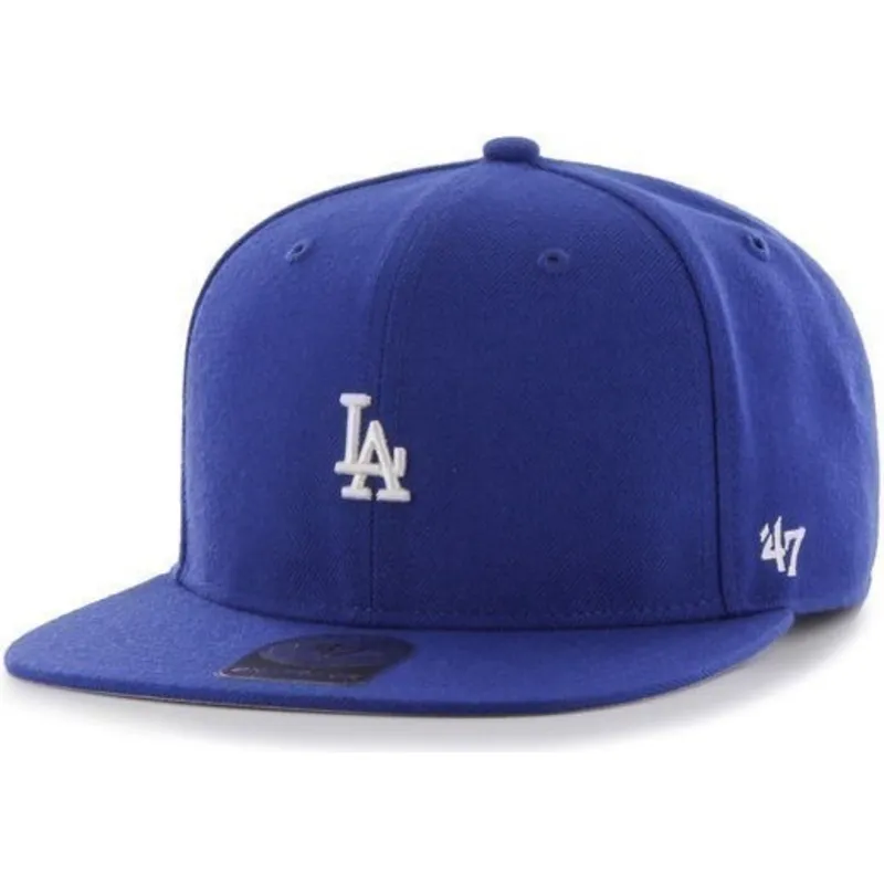 kasketter-flad-bla-snapback-frontal-pequeno-fra-los-angeles-dodgers-mlb-af-47-brand