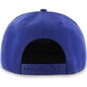 bla-snapback-kasket-med-flad-skygge-og-lille-frontlogo-fra-mlb-los-angeles-dodgers-fra-47-brand