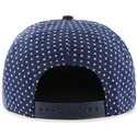 morkebla-snapback-kasket-med-flad-skygge-og-mlb-boston-red-sox-krydsmonster-fra-47-brand