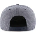 navybla-snapback-kasket-med-flad-skygge-og-denimstof-fra-mlb-boston-red-sox-fra-47-brand