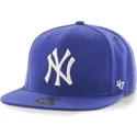 kasketter-flad-bla-snapback-liso-fra-new-york-yankees-mlb-af-47-brand
