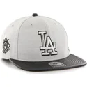 gra-flad-snapback-kasket-med-side-logo-af-mlb-los-angeles-dodgers-fra-47-brand