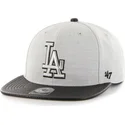 gra-flad-snapback-kasket-med-side-logo-af-mlb-los-angeles-dodgers-fra-47-brand